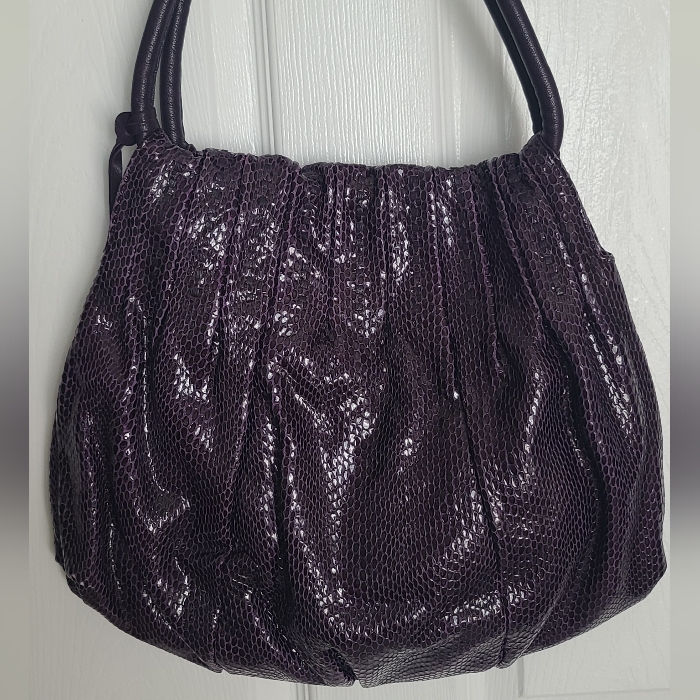 Brighton Shimmering Purple Hobo Bag